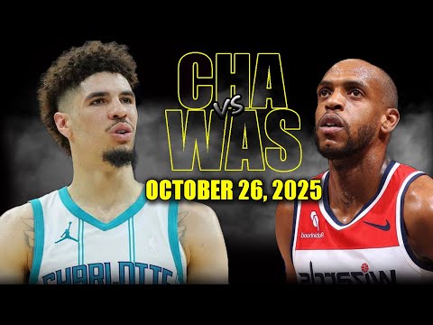 Charlotte Hornets vs Washington Wizards Full Game Highlights - October 26, 2025 | NBA Season
