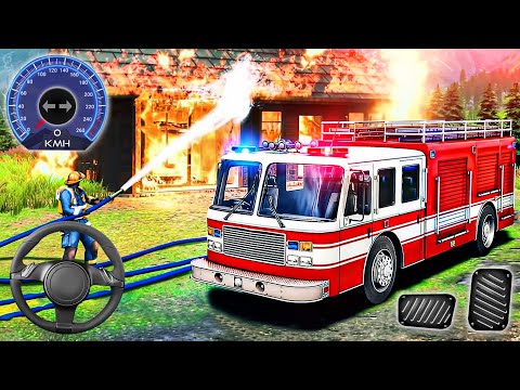 Firefighter: Fire Truck Simulator 3D - New Fireman's Daily Job - Android GamePlay