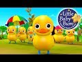 Six Little Ducks | Nursery Rhymes for Babies by LittleBabyBum - ABCs and 123s