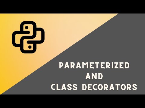 Parameterized Decorators In Python