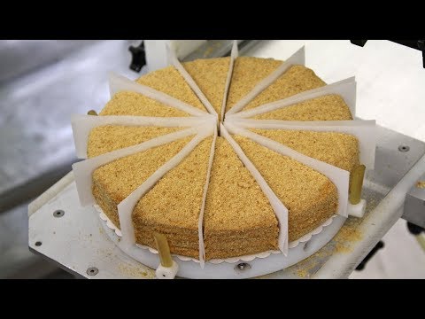 Round cake cutting machines