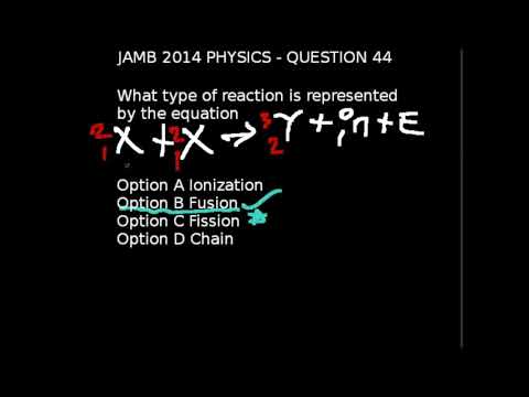 Q44 - JAMB Physics 2014 Past Questions and Answers