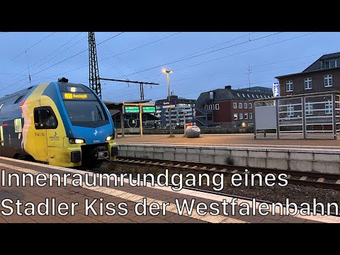 Der Innenraumrundgang eines Stadler KISS von der Westfalenbahn