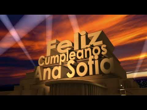 Feliz Cumpleaños Ana Sofia