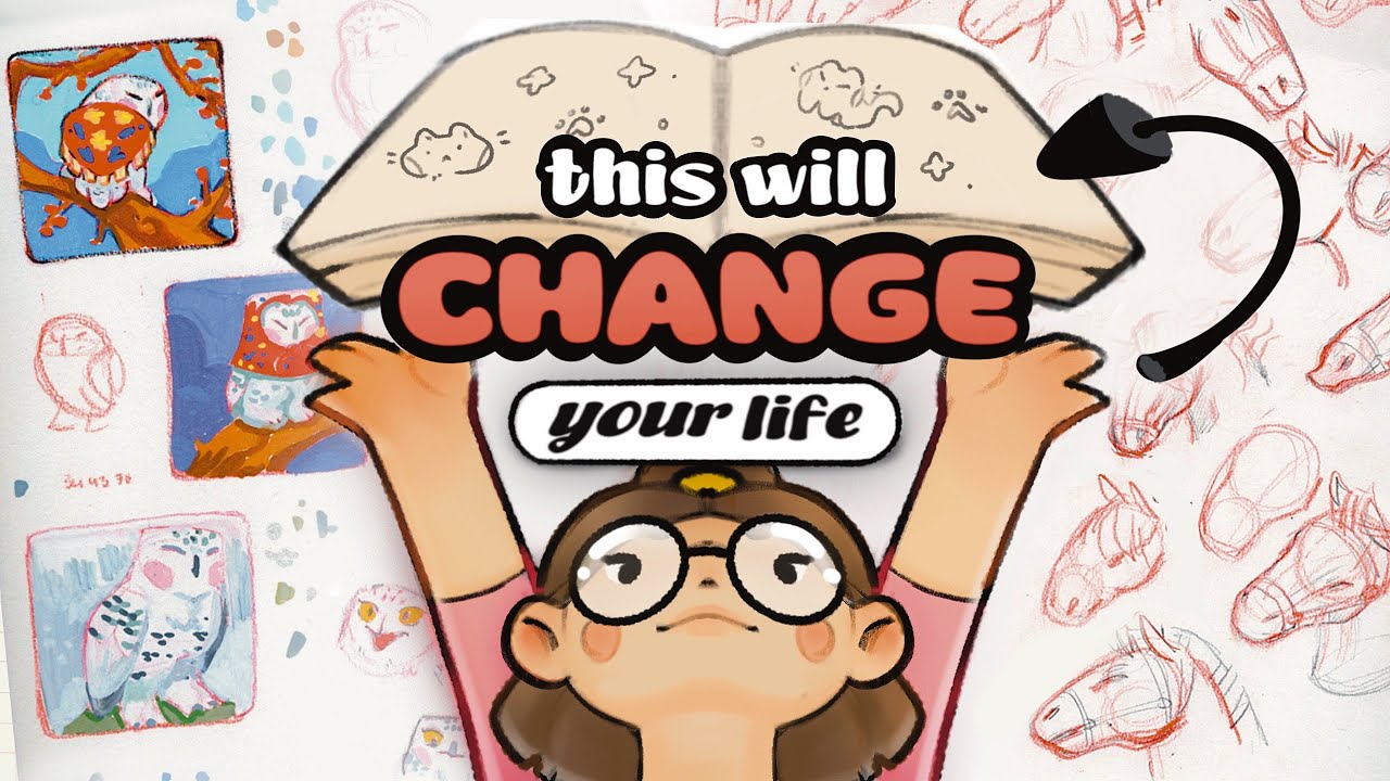 this will make you start a sketchbook in 2025 📖 even if you can't draw 🖌️