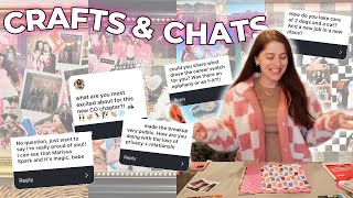Let's Get Crafty & Chatty! answering your questions while I DIY apartment decor.