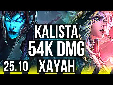 KALISTA & Elise vs XAYAH & Lulu (ADC) | 54k DMG, Legendary | TR Grandmaster | 25.10