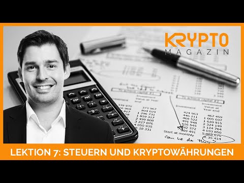 Lektion 7 - Steuern und Kryptowährung