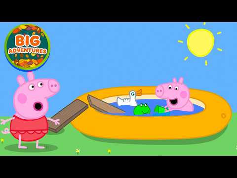 Peppa Pig Has a SUPER HOT Day! ☀️ | Outdoor Summer Adventures | Full Episodes | 49 Mins