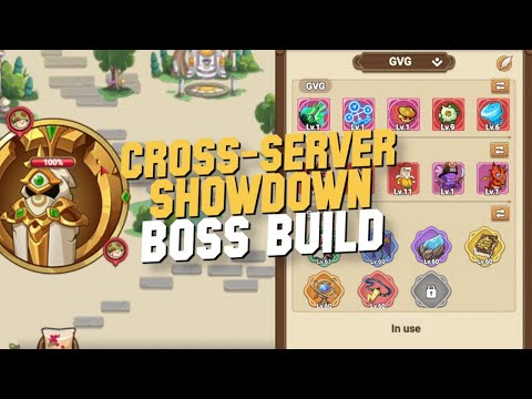 Cross-Server Showdown high DMG Boss Archer Build in Legend of Mushroom