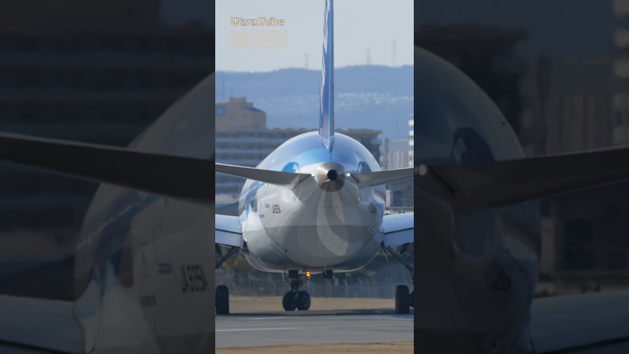 Incredibly Early & Smooth Turn! ANA B787-9 78G Low-Level Departure | ITM/RJOO