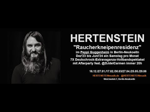 HERTENSTEIN "Raucherkneipenresidenz"  5minInstaDemoReel 7x Deutschrock aus Berlin