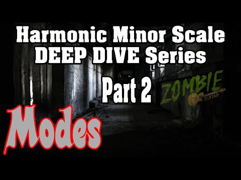 Modes of the Harmonic Minor Scale