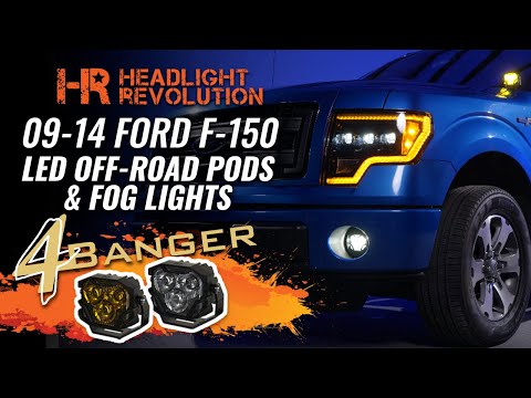 Morimoto 4Banger The BEST LED Fog Light & A-Pillar Pod Light Kit for the 2009-2014 Ford F-150