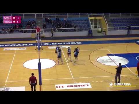 HŽOK Smeč - OK Vogošća 3:0 (Odbojka 2016/17)