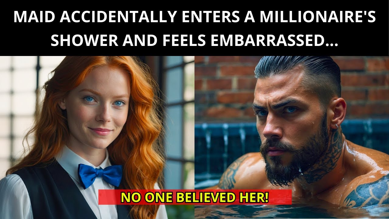 MAID ACCIDENTALLY ENTERS THE MILLIONAIRE'S BATHROOM AND ENDS UP SEEING...