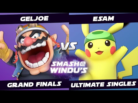 GelJoe (Wario) vs ESAM (Pikachu, Mii Brawler) - Smash @ Windu's 113 - Grand Finals SSBU