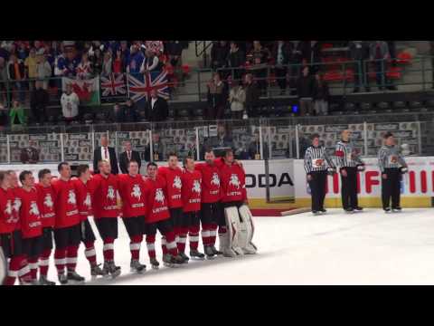 National Anthem Lithuania - IIHF Icehockey 2015
