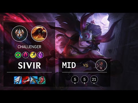 Sivir Mid vs Lucian - BR Challenger Patch 11.4