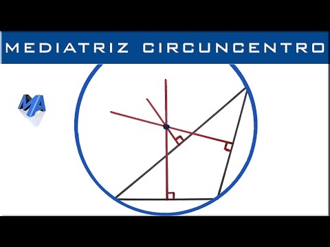 Mediatriz de un triangulo | Circuncentro