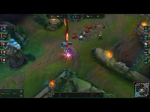 Irelia mid vs lux early solo kill.