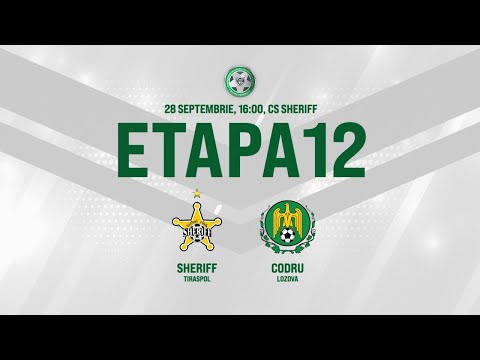 LIVE: DIVIZIA NAȚIONALĂ,Etapa 12,FC SHERIFF  -CS CODRU 28.09.2020, 16:00