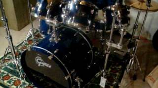 My Cobalt Blue Gretsch drum tour
