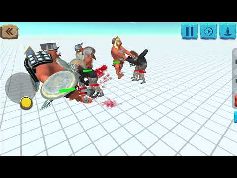 Hill giant family VS gorillas 1