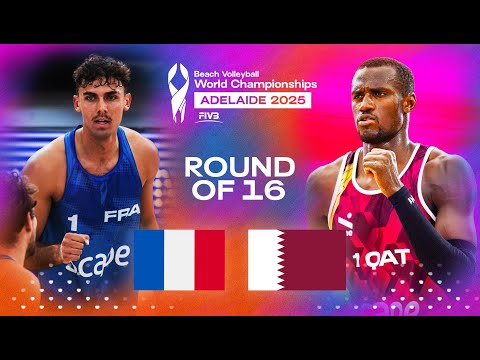 Rotar/Gauthier-Rat vs. Cherif/Ahmed - Beach World Championships 2025 | Highlights | Round of 16
