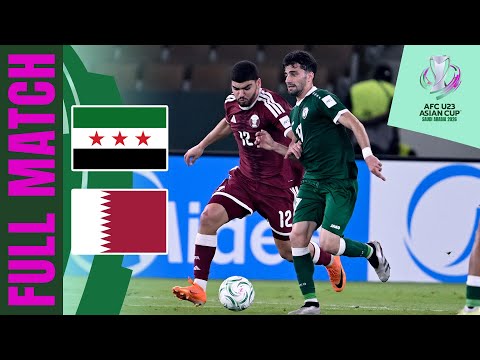 Syria vs Qatar | Full Match | AFC U23 Asian Cup™ 2026 – Group Stage
