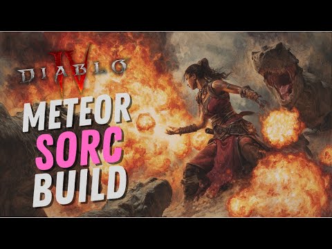 The Most BEAUTIFUL Build Ever in Diablo 4 - The Meteor Sorceress Build!