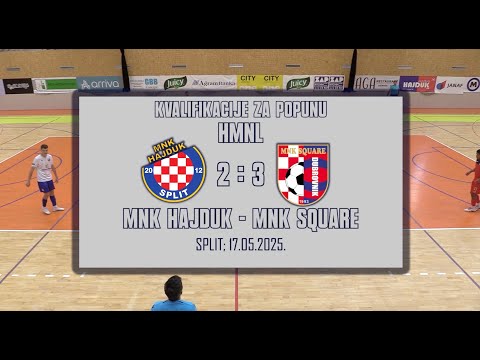 MNK Hajduk 2:3 MNK Square - kvalifikacije za SuperSport HMNL 2024/25 (finale, 2. utakmica)