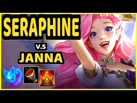 LOOP (SERAPHINE) vs JANNA - BOTTOM SUPPORT GAMEPLAY - BR Ranked GRANDMASTER