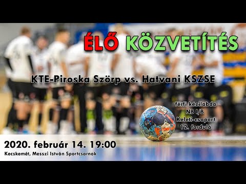 KTE-Piroska Szörp – Hatvani KSZSE I férfi kézilabda mérkőzés