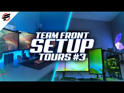 Team Front's $50,000 Gaming Setup Tours! (BlueFierce, Mashu, & MORE!)