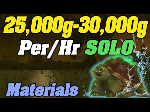25,000g - 30,000g SOLO Steady Material Goldfarm In WoW