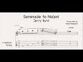 Serenade to Nalani (Jerry Byrd) Transcription - Scrolling Sheet Music - Steel Guitar TABS