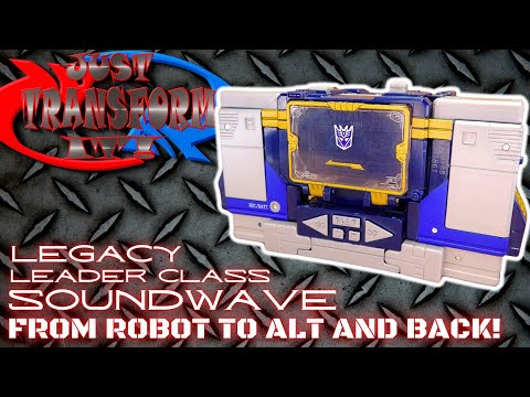 JUST TRANSFORM IT!: Legacy Leader Soundwave
