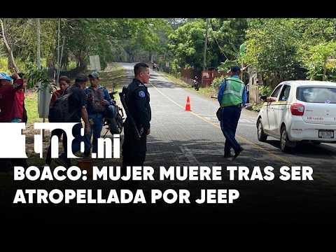 Mujer fallece tras ser atropellada por jeep en carretera Boaco – Camoapa
