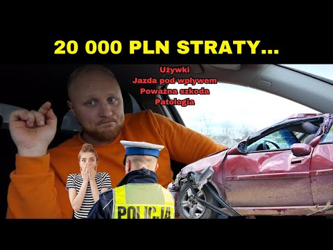 Kierowca naraził nas na ogromne straty ! Gangsterzy, policja, kradzież auta... Totalna PATOLOGIA !!