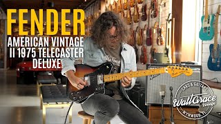 Video thumbnail for Fender American Vintage II 1975 Telecaster Deluxe Review by Walt Grace Vintage