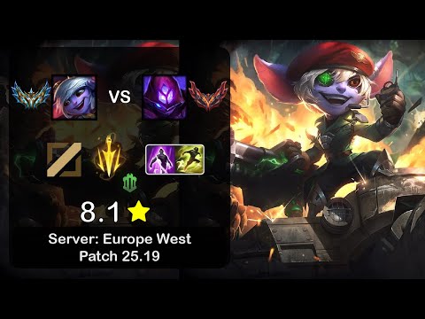 Tristana Mid vs Malzahar - EUW Challenger - Patch 25.19