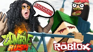 MAUI TRIES TO BREAK THE ROBLOX ZOMBIE RUSH RECORD! MAUI TURNS INTO ZOMBIE IN REAL LIFE & CATCHES 🔥