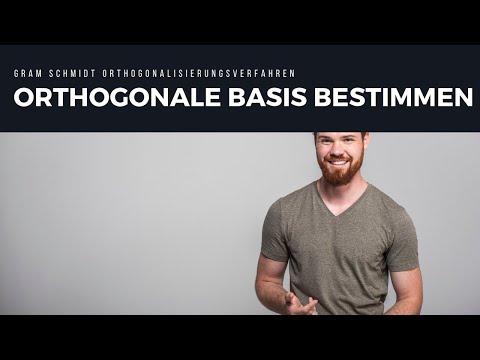 Determine orthogonal basis (Gram Schmidt orthogonalization method)