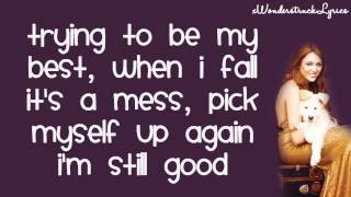 I'm Still Good - Miley Cyrus / Hannah Montana - Lyrics On Screen