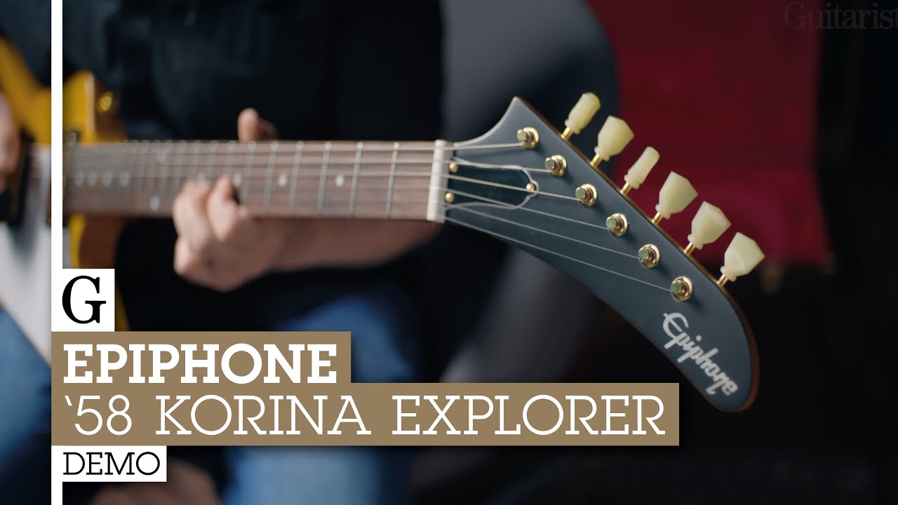 Epiphone 1958 Korina Explorer and Flying V review | Guitar World Epiphone 1958 Korina Explorer and Flying V review | Guitar World