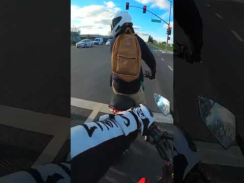 Harley gets mad at bikers for riding next to him 💀 @Saucey_125