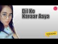 karaoke India Dil ko karaar aaya cover Putri isnari ( no vokal )