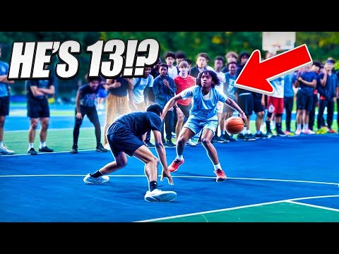 THIS 13 YEAR OLD PULLED UP TO THE PARK AND COOKED EVERYONE!