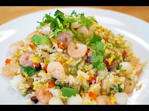 Magical Seafood Fried Rice Recipe, CiCi Li - Asian Home Cooking Recipes